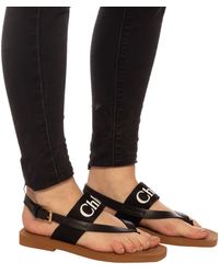 chloe thong sandals