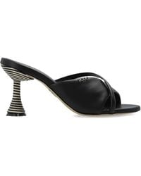 Rodo - Leather Heeled Mules - Lyst