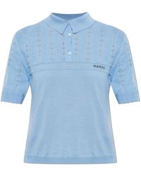 Marni - Polo With Logo - Lyst
