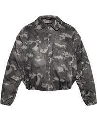 MISBHV - Down Jacket With Camo Motif - Lyst