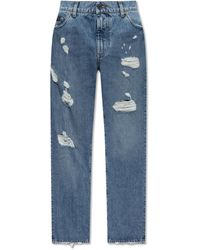Dolce & Gabbana - Jeans With Vintage Effect - Lyst