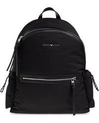 Emporio Armani - Monogram Backpack - Lyst