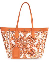 Dolce & Gabbana - 'Atene' Bag With 'Majolica' Print - Lyst