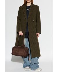 Balenciaga - Coat With A Check Pattern - Lyst