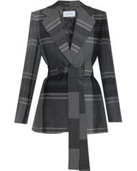 Ferragamo - Blazer With Waist Belt - Lyst