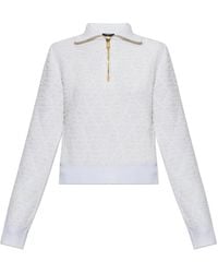Balmain - Sweater With Collar - Lyst
