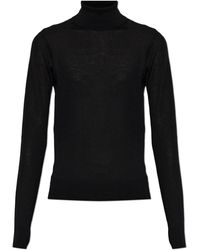 DSquared² - Wool Turtleneck With Embroidered Logo - Lyst