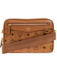 MCM - Shoulder Bag With Monogram - Lyst