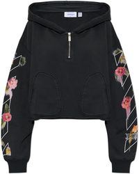 Off-White c/o Virgil Abloh - Cropped Sweatshirt With Logo - Lyst