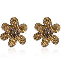 Marni - Earrings With Shimmering Crystals - Lyst