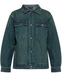 AllSaints - "Castleford" Denim Jacket - Lyst