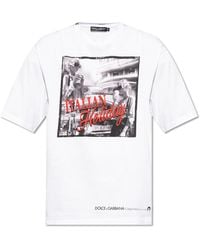 Dolce & Gabbana - T-Shirt With Print - Lyst