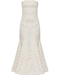 ROTATE BIRGER CHRISTENSEN - Satin Off-Shoulder Dress - Lyst