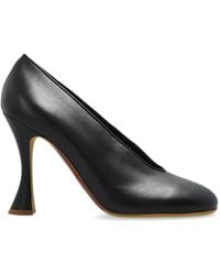 Moschino - Leather Heeled Shoes - Lyst