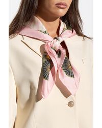 Versace - Silk Scarf With "The Encore" Print - Lyst