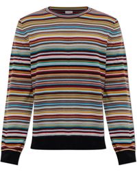 Paul Smith - Sweater With Striped Pattern - Lyst