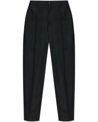 Dolce & Gabbana - Wool Pleated Trousers - Lyst