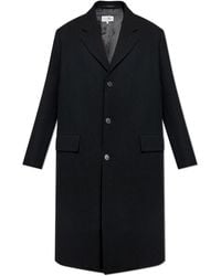 MM6 by Maison Martin Margiela - Wool Coat - Lyst