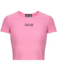 Versace Jeans Couture - Fitted Cut Top - Lyst