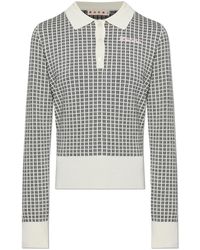 Marni - Wool Polo Sweater - Lyst