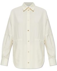 Moncler - Shirt With Drawstring Waist - Lyst