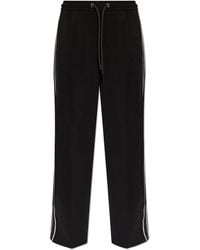 Moncler - Trousers With Side Stripes - Lyst