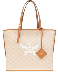 MCM - 'himmel Medium' Shopper Bag, - Lyst