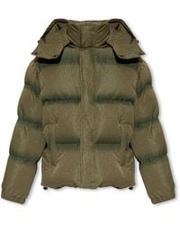 DIESEL - Puffer Jacket With Detachable Hood - Lyst