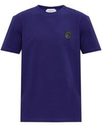 Versace - Cotton T-Shirt With Patch - Lyst