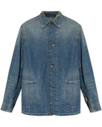 Maison Margiela - Denim Shirt With 'Vintage' Effect - Lyst