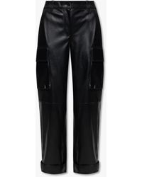 Stand Studio - Faux Leather Trousers - Lyst