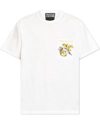 Versace Jeans Couture - T-Shirt With Pocket - Lyst