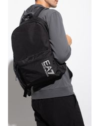 EA7 Backpack With Logo - Black