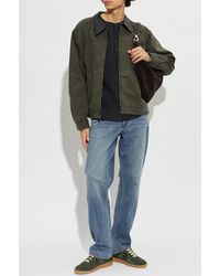 Rag & Bone - Jacket With A Leather Collar - Lyst