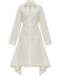 Lanvin - Dress With Drawstring Waist - Lyst