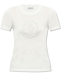 Moncler - T-Shirt With Logo - Lyst