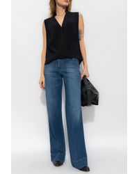 Victoria Beckham - Jeans With Wide Legs - Lyst