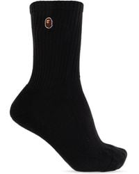 A Bathing Ape - Socks With Logo - Lyst