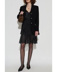 Versace - Bodysuit With Lace Inserts - Lyst