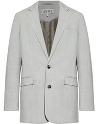 Loewe - Wool Blazer - Lyst