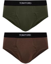 Tom Ford - Two-Pack Of Cotton Briefs With Logo - Lyst