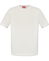 DIESEL - T-Shirt T-Adjust-Slits-R17 - Lyst