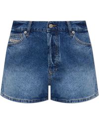 DIESEL - Denim Shorts 'De-Helios' - Lyst