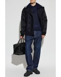 DSquared² - Wool Polo Shirt With Embroidered Logo - Lyst