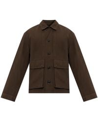 Lemaire - Cotton Jacket With Pockets - Lyst