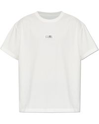 MM6 by Maison Margiela - T-Shirt With Logo Patch - Lyst