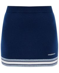 CASABLANCA - Skirt With Embroidered Logo - Lyst