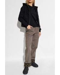 Burberry - T-Shirt With Logo Patch - Lyst