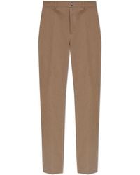 Burberry - Cotton Trousers Type 'Chinos' - Lyst