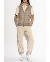 EA7 - Insulated Vest With A Stand-Up Collar - Lyst